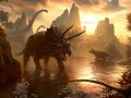 Cretaceous_Sunset_by_kerembeyit.jpg